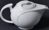 Чайник заварочный белый фарфоровый 590ml "Отель", посуда для чая проф. линия для ресторана, отеля, кафе серия "Отель" HORECA-R38T/SA1Y