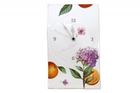 Часы настенные Гортензия и апельсины CV2-84189-AL Ceramiche Viva