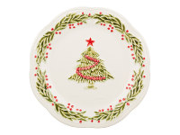 ТАРЕЛКА ДЕСЕРТНАЯ "CHRISTMAS FAIRYTALE" ДИАМЕТР=21 СМ. БЕЗ УПАКОВКИ