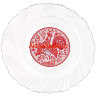ТАРЕЛКА "ПЕТУХ КРАСНЫЙ" ДИАМЕТР=18СМ
