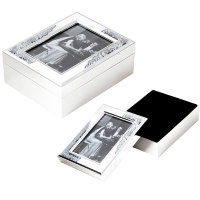 20437AP Шкатулка и фоторамка (2 в 1) "PERLA", 4,5х11,5х,9 см 20437AP
