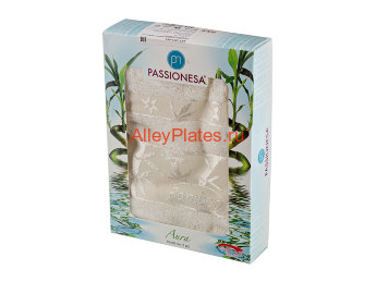 ПОЛОТЕНЦЕ "PASSIONESA BAMBOO AURA" 50*90 СМ, БАМБУК, КРЕМОВОЕ 